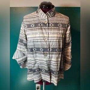 Sharon Young Geometric Patterned Jacket